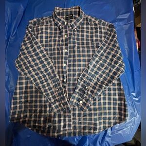 Bonobos Standard Fit Plaid Shirt Men's 3XL Blue and Pink